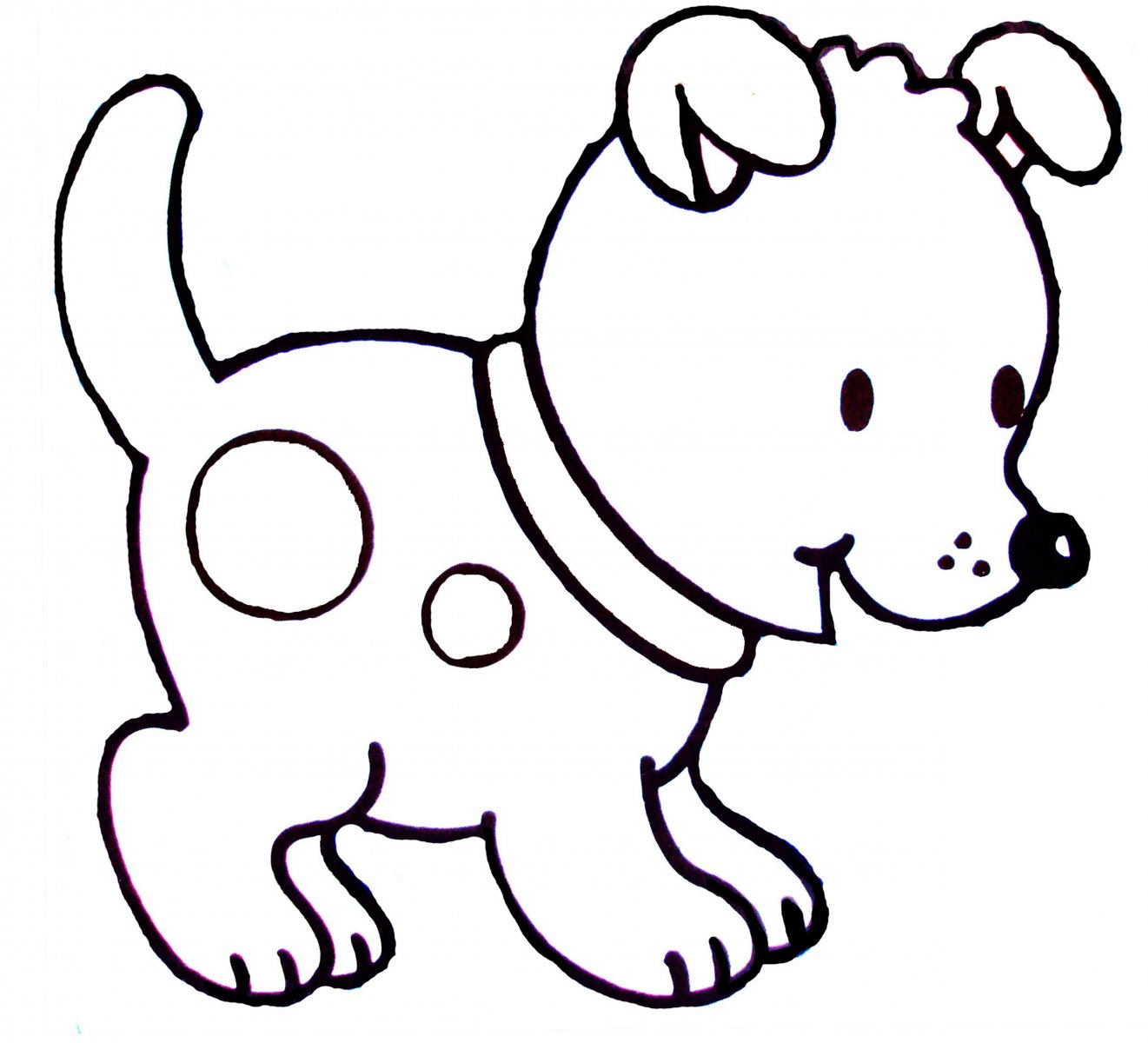 Dibujos de perros para colorear