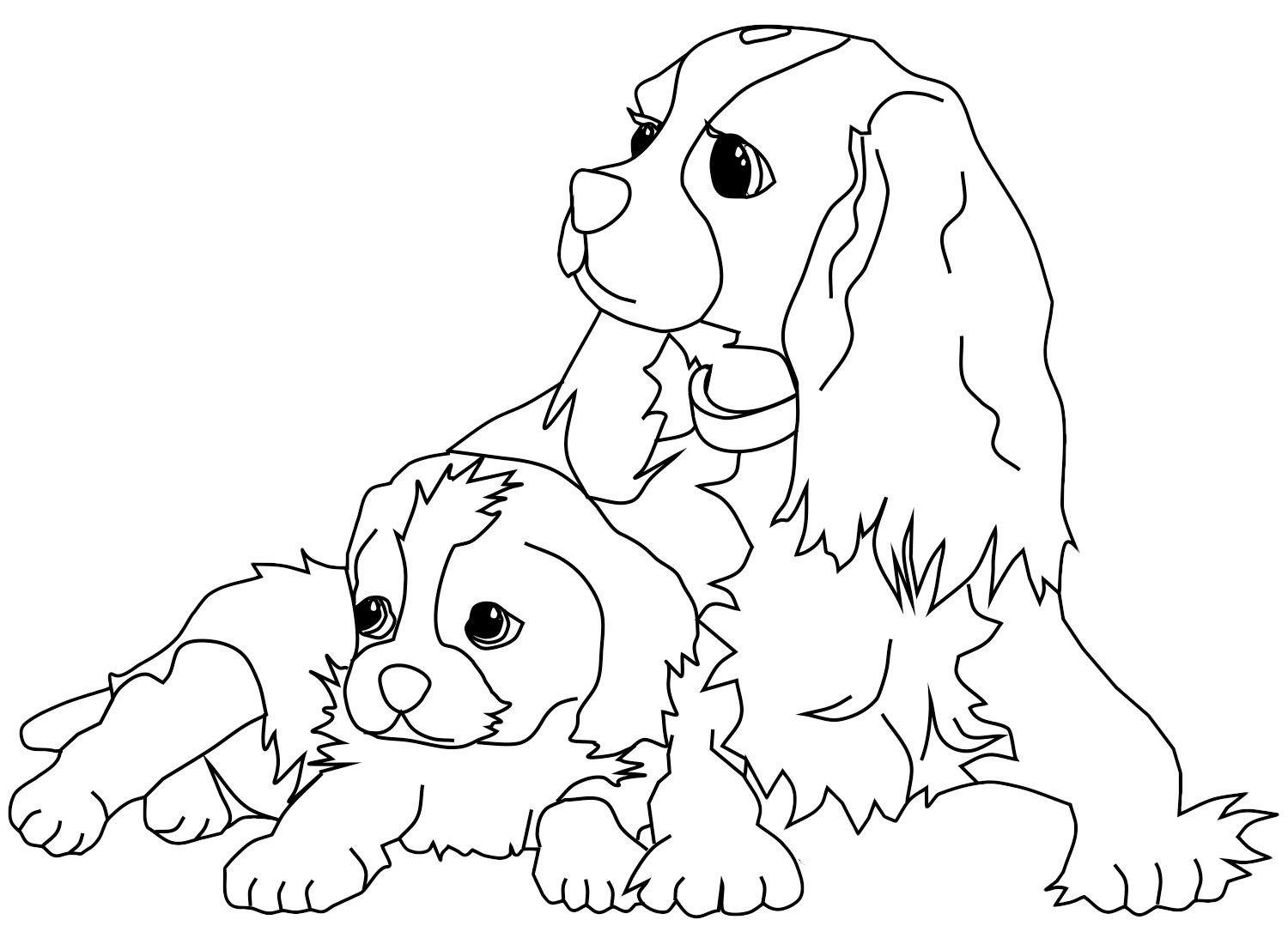 Dibujos de razas de perros para pintar