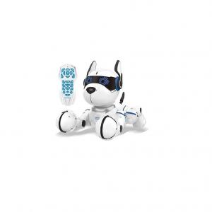 Perro robot de juguete con luces LED